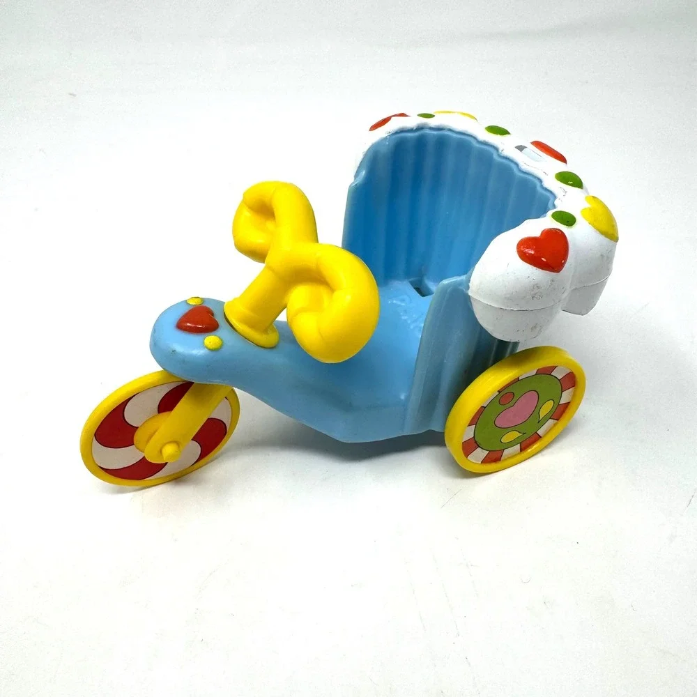 80s Playskool Candy Land Kids Sugar Button's Tricycle Toy Vintage 1982 Vehicle